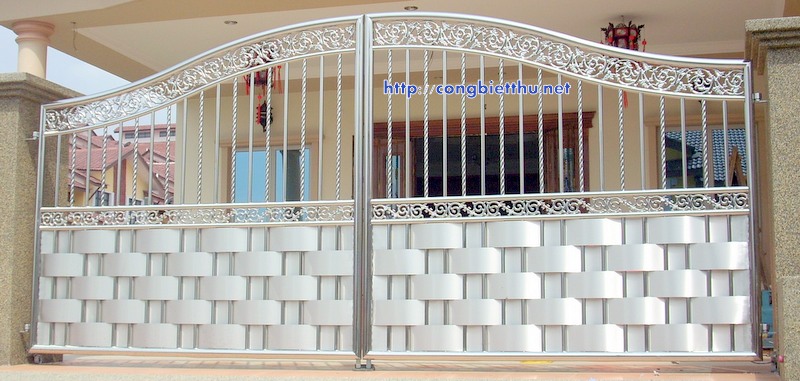 Mẫu cổng INOX 52